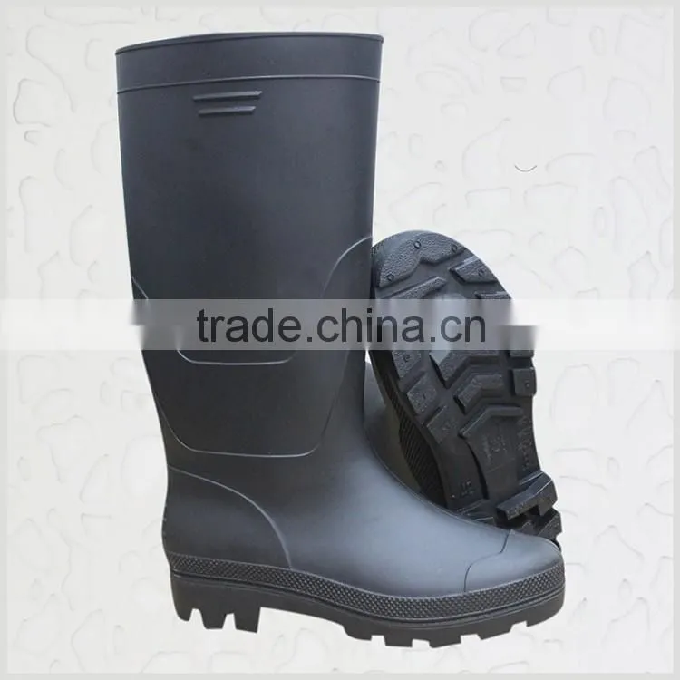 Wholesale unisex industrial shoes, safety PVC rain boots, rain boots price