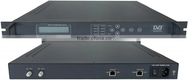 dvb-s2 to ip mpts headend(DisEqc/22KHz,8*DVB-S2 in,IP/UDP(8 MPTS multicast) Gigabit out)