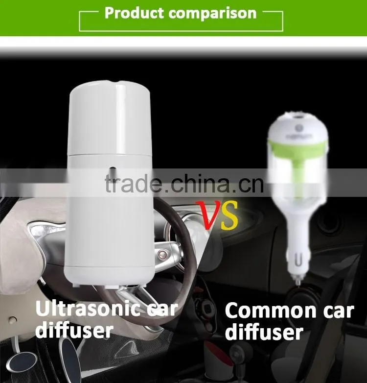 Wholesale ultrasonic car essential oil aroma diffuser car scent air humidifier