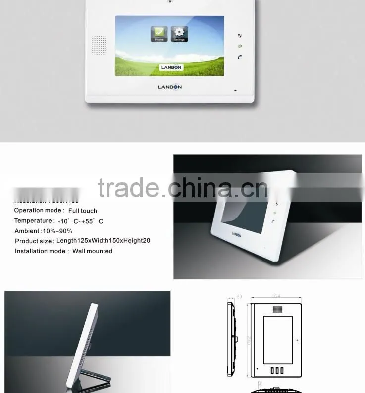 Digital wireless video door phone