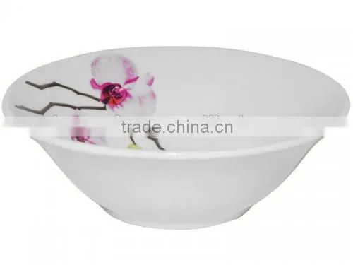 Super white rice bowl /cereal porcelain bowls 7" serving bowls