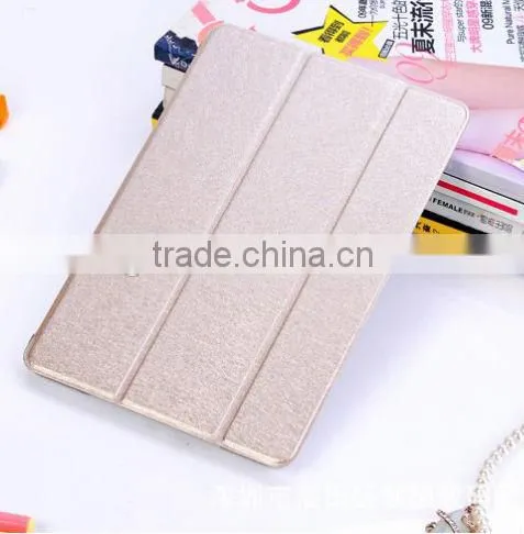 PU leather three folder best for ipad air case D0110
