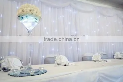 Chiffon backdrop with satin back(YHB#01)