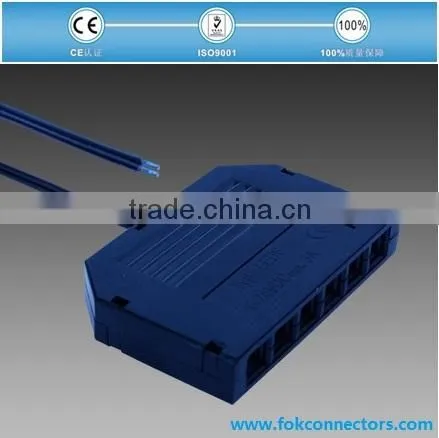 12V hideaway surface outlet mini LED lighting connectors extension lead for European LED cabinet lights