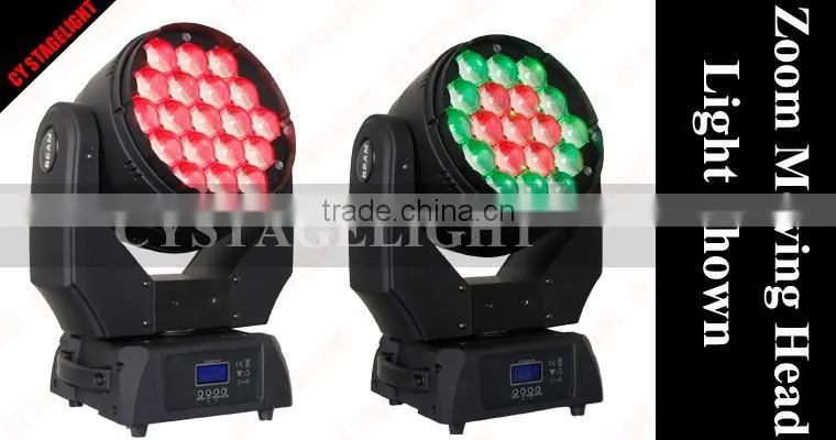 Stage Led Light 19x15W Rgbw Zoom B Eye K10 Moving Head Dj Light