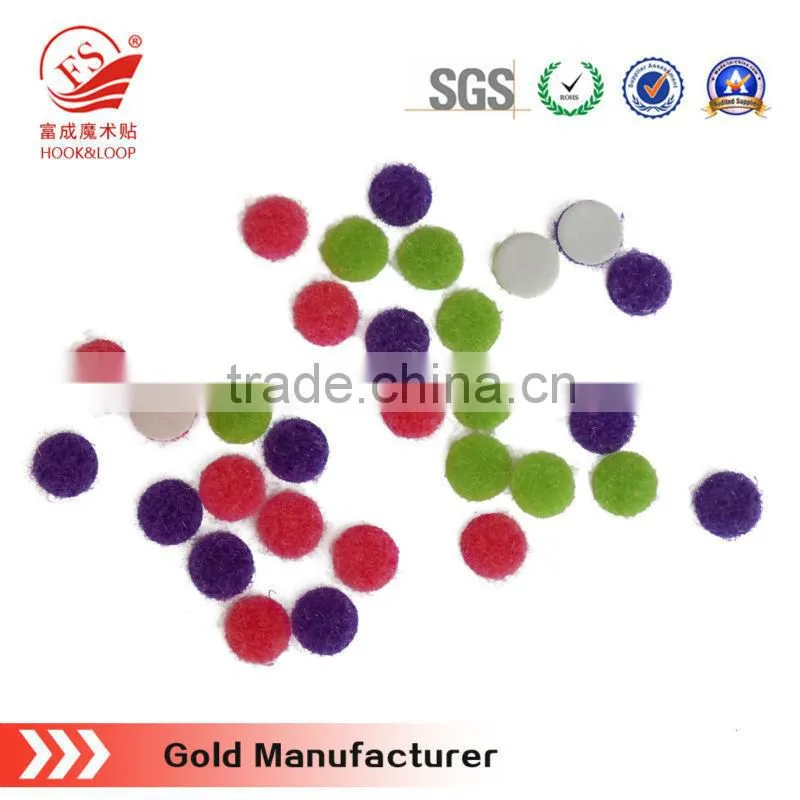 Adhesive sticky back magic tape for fasteners for scrapbook cover