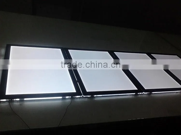 Double side magnetic and crystal real estate led window display acrylic led light box
