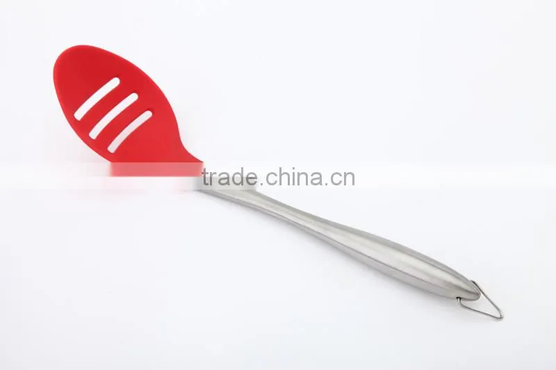 2015 New product stainless steel silicone kitchen utensil set