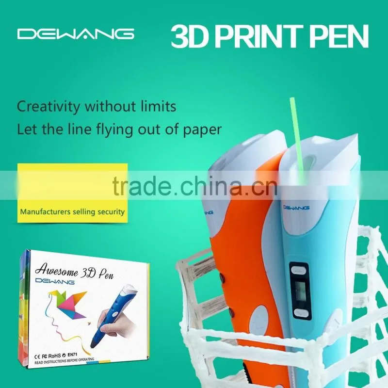 new product 2016 digital Semi-Automatic 3d pen printing machine filaments