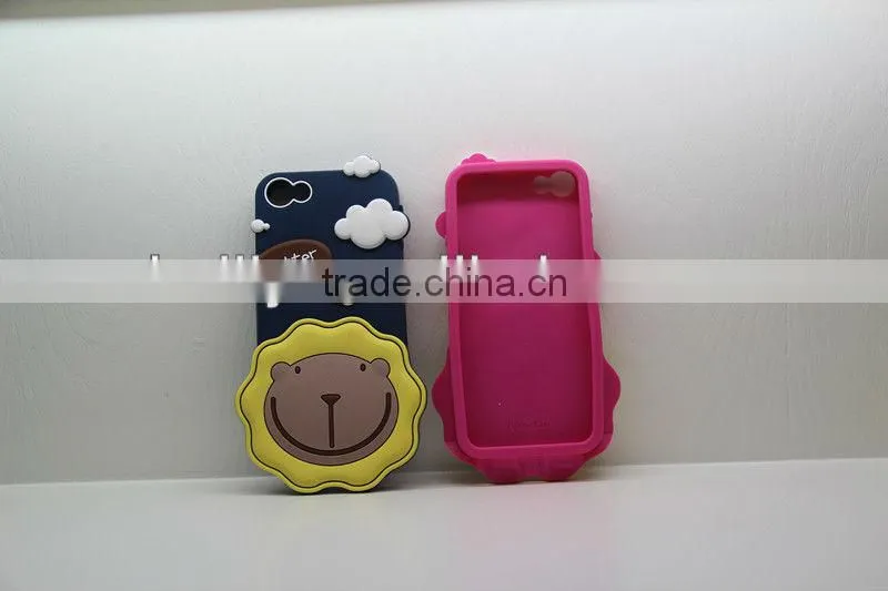 3D Animal Silicone Mobile Cell Phone Cases Accessories