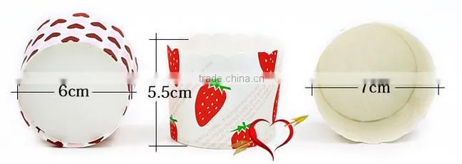 Heat Resistant paper cake cup for baking