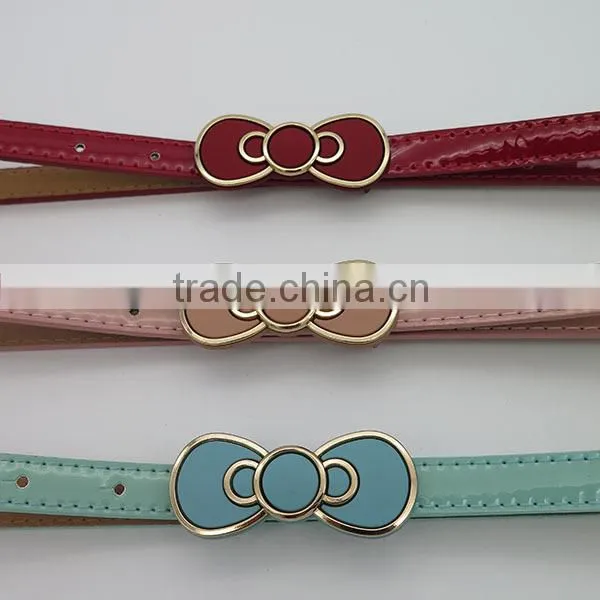 Lady's fashion bow tie belt for dress