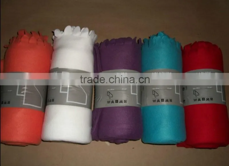 various solid color polar fleece gifts Promotional Blanket