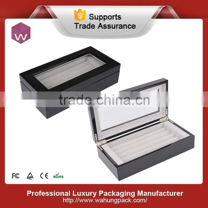 Design Small Single Pair Cufflink Box Wood /Wholesale China Manufacturer Cufflink Boxes