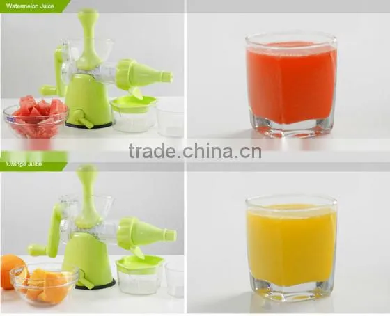Latest 3 In 1 Manual Orange Juicer With Hand Crank