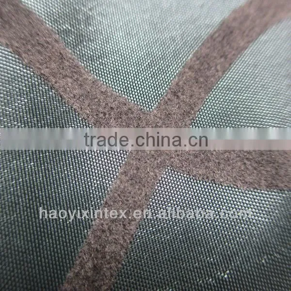 Flocking Fabric on Cationic Taffeta