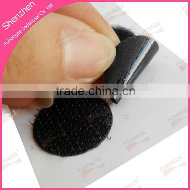 Self adhesive hook loop dots/Stiky hook loop circles
