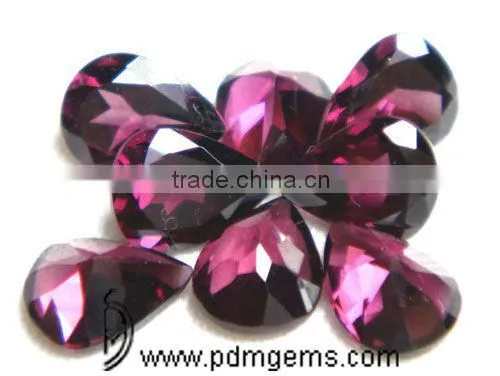 Rhodolite Garnet Pear Cut Faceted Lot For Silver Bracelet From Manufacturer