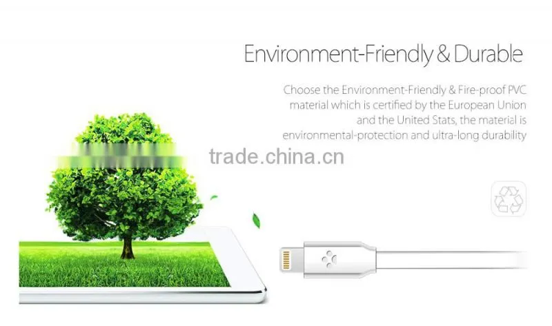 MFI approved 8pin to usb cable for iphone
