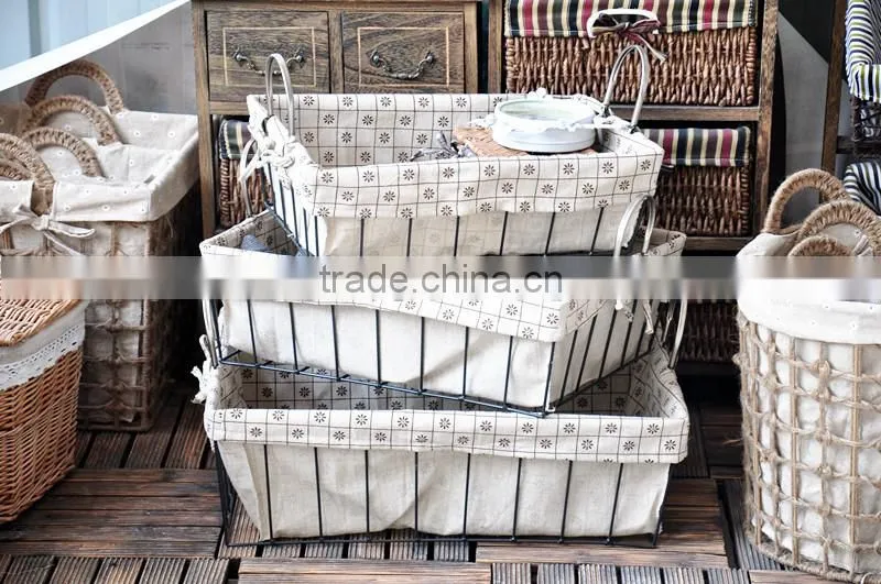 European antique style cheap storage baskets