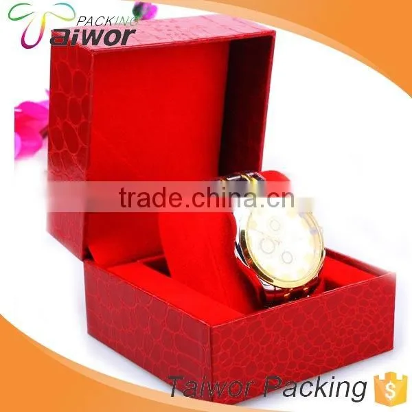 Luxury Handmade Leather paper Gift Box with high quality