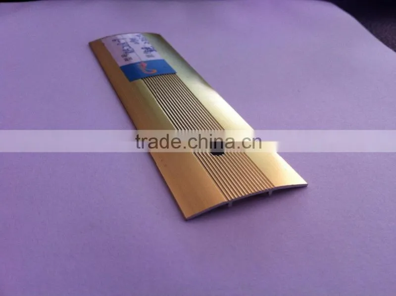 aluminum carpet edge trim/wooden floor trim/carpet edge nosing