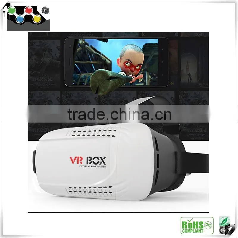 2016 New design Black/White VR Box ! The 2nd Generation Distance Adjustable VR Box, 3D Glasses with Grade AAA