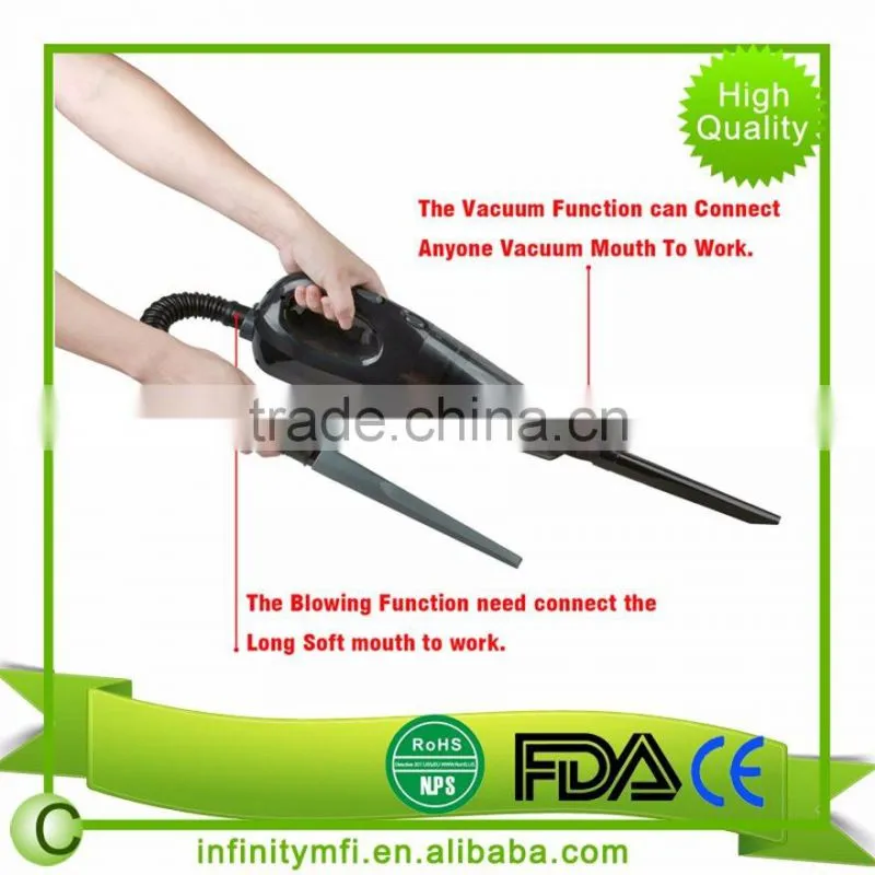 5 Vacuum Mouths Car Vacuum Cleaner can vacuum deep and hidden garbage