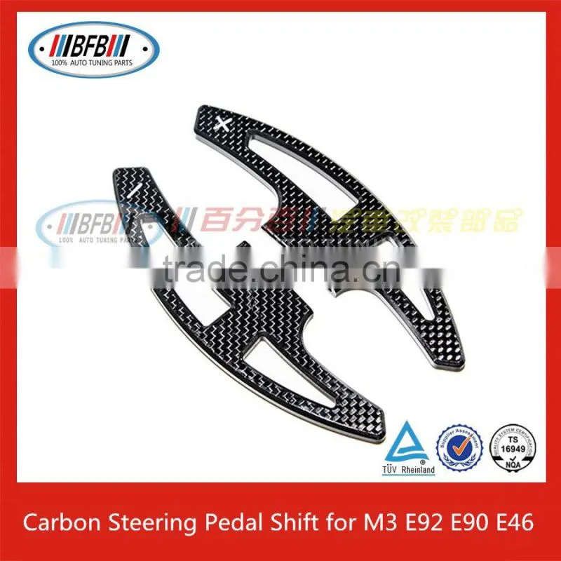 Carbon Fiber Steering Pedal Shift for BMW M3 E90 E92 E46 steering paddle shifters