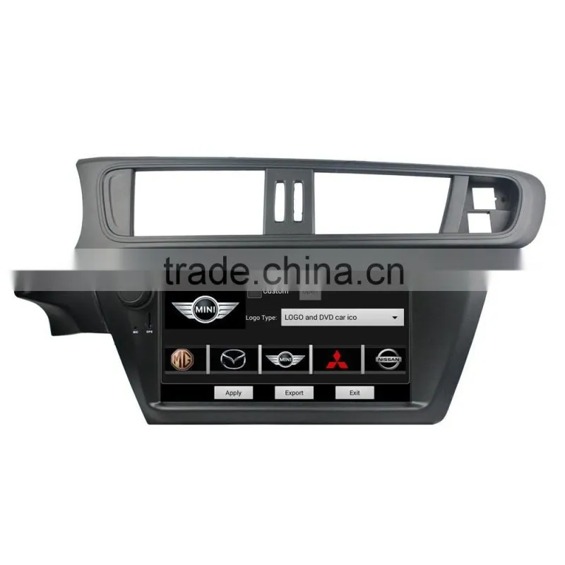 3G Smart Rearview Mirror DVR android car radio for CITROEN C3 dvd gps navigation system player