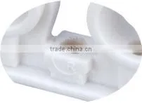 double side plastic pipe clip with screw