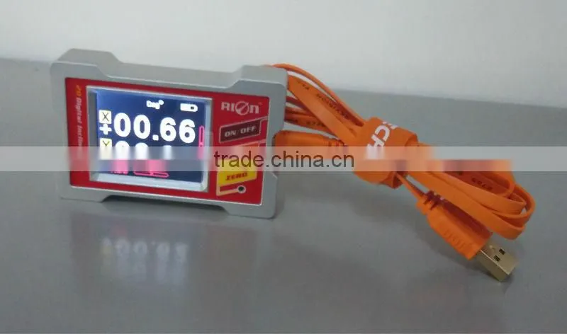 +/-90deg Range Magnetic Bottom Digital Bevel Box Inclinometer Spirit Level With High Accuracy 0.05deg