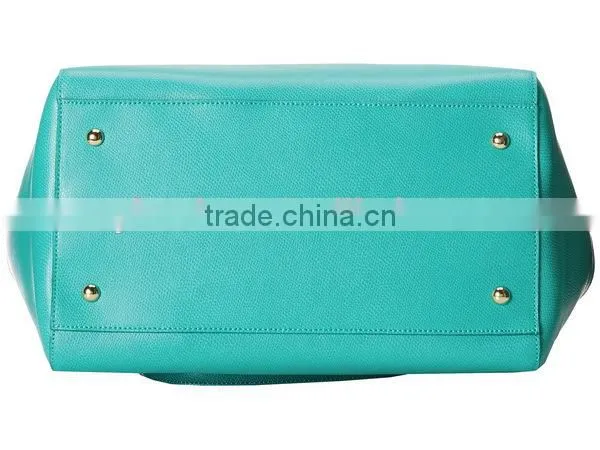 Plain Leather Tote Bag