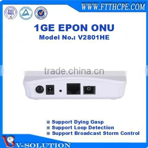 CE Certificated 1GE GPON ONT Support DHCP/PPPoE/Static IP for FTTH Solution