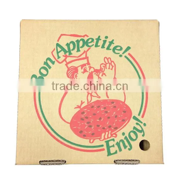 custom 6-18'' pizza box/excellent printed pizza box from China