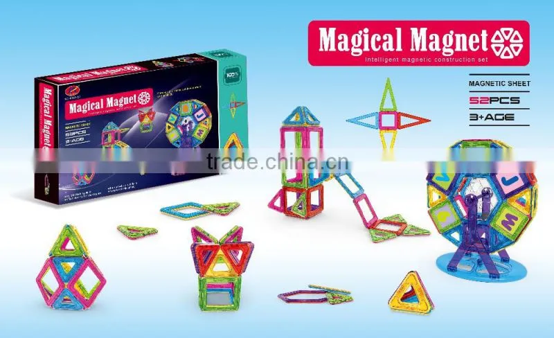 20pcs matched magnetic construction building block enlighten puzzles 3D etucational toys