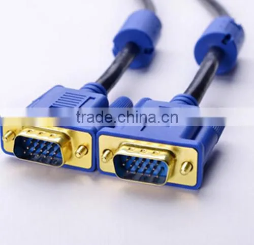 5FT 5 FT 15 PIN SVGA SUPER VGA Monitor M M Male 2 Male Cable BLUE CORD FOR PC TV