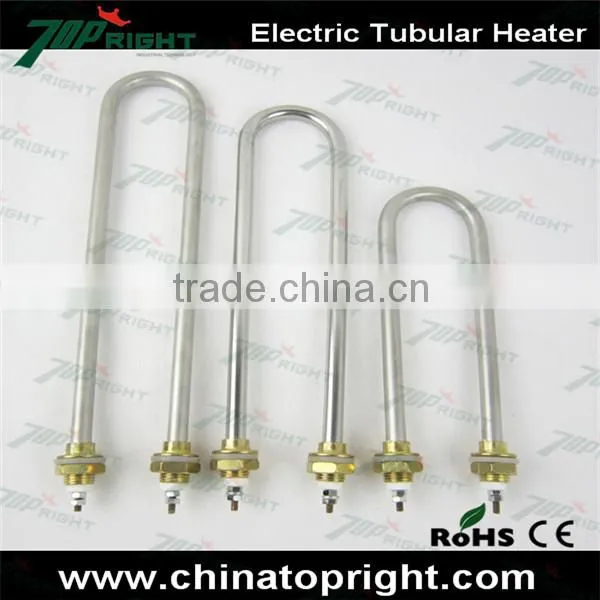 Topright electric 6000w custom-built finned tubular heater