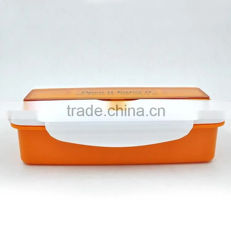2016 Big Size Plastic Lunch Box for Kids, PP Food Container