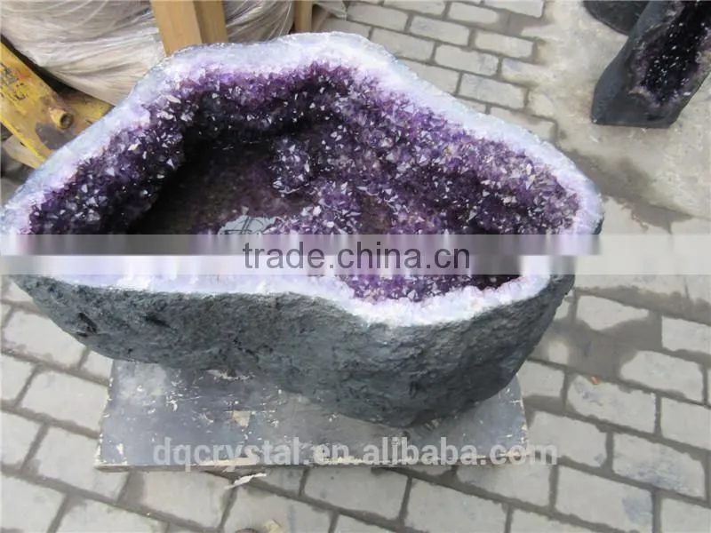 Large Natural Amethyst Quartz Crystal Geodes