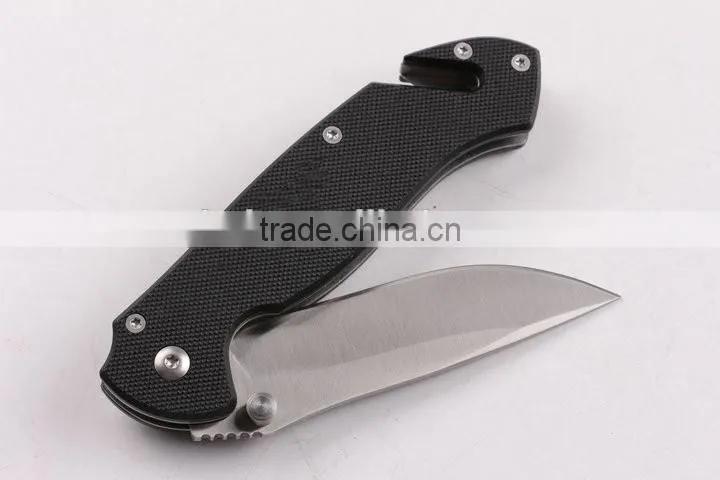 OEM G10 handle folding tactical knife for outdoor