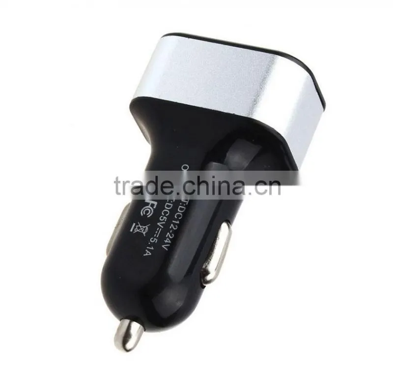 Triple Universal USB Car Charger 3 Port Car-charger Adapter Socket 2A 2.1A 1A Car Styling USB Charger For Car-Styling