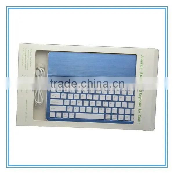 Shenzhen manufacture KB651 colors ultra slim bluetooth uk keyboard for windows 7 and for samsung galaxy s6 replacement key board