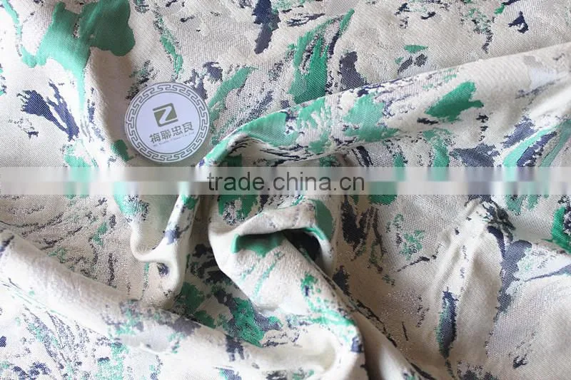 Sequin fabric with jacquard flowers sequin for sequin dress