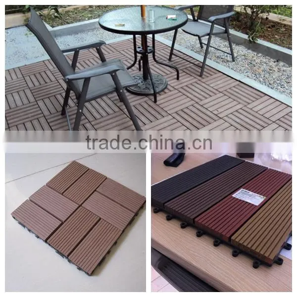 wpc diy tiles for outdoor