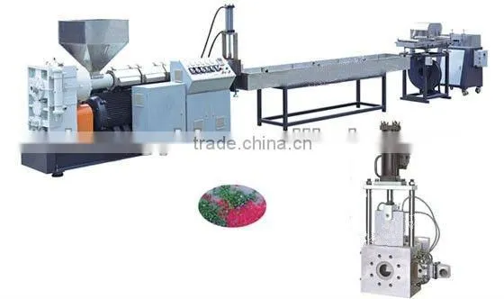 Single Screw extruder film pelletizer granulator for pet plastics with high speed