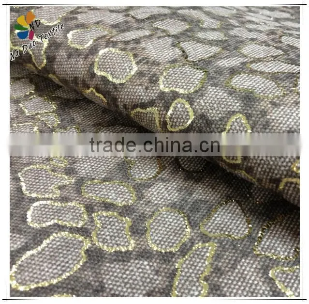 2013 new design Printed linen cotton fabric