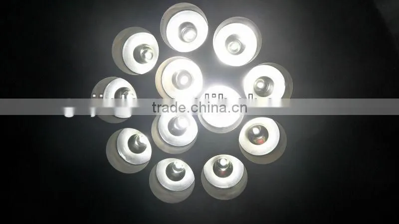 7pcs*12w mini led moving head lights rgbw stage lighting