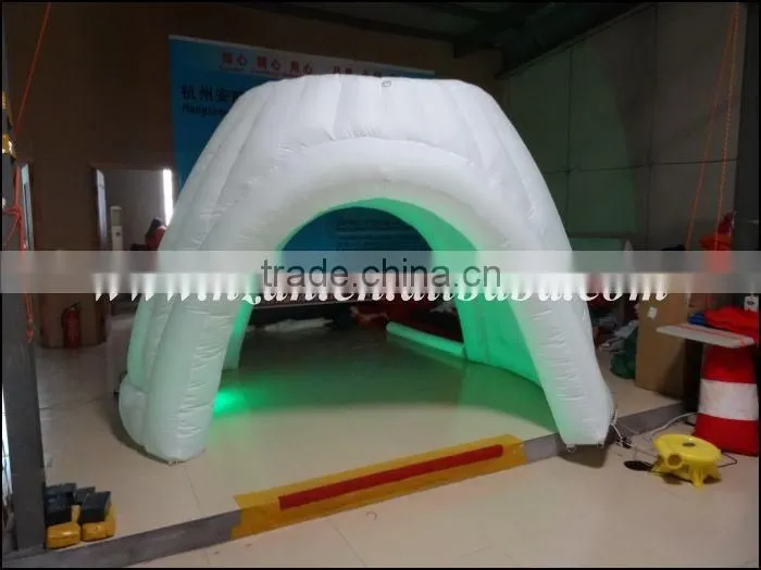 2016 Hot Sale Inflatable Tent with RGB Led Light/Inflatable Igloo Tent