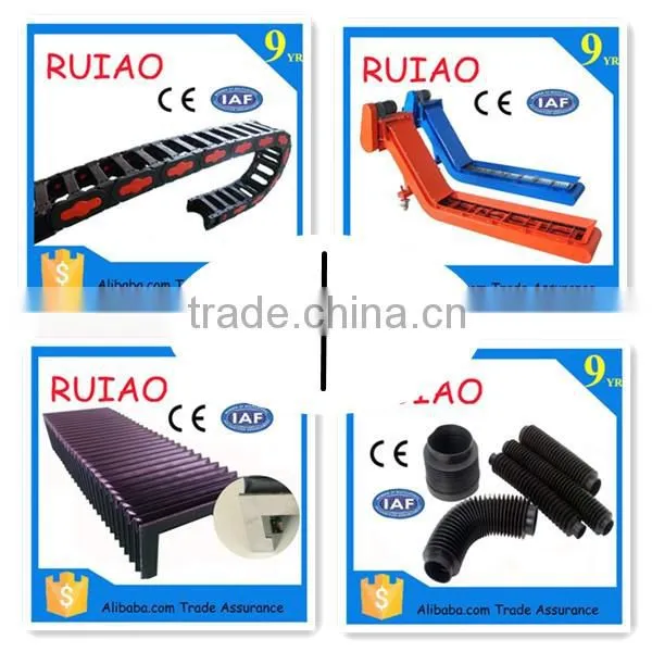 RUIAO CNC machincover rubber curtain bellow cover for machine